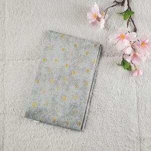 Gustav Klimt Robert Kaufman Fabric Japan Gray Gold Shape